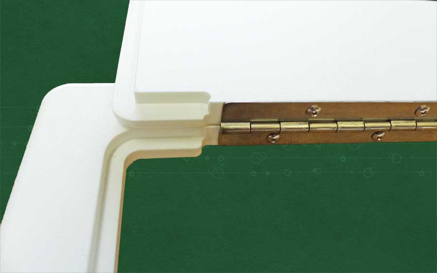 low profile door frame detail