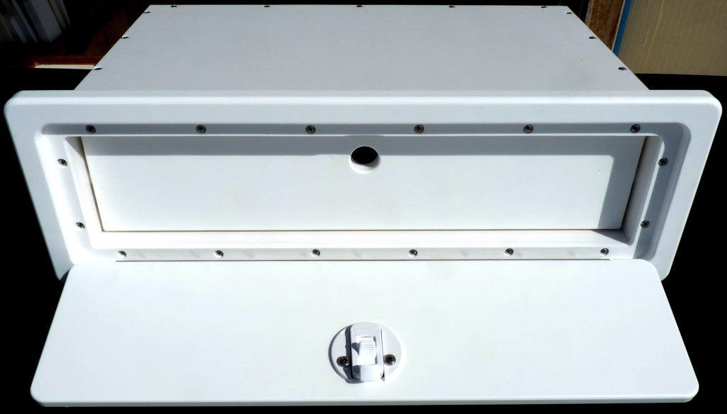 large 1 drawer enclosure with drawer detail