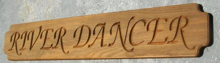 custom name board river dancer