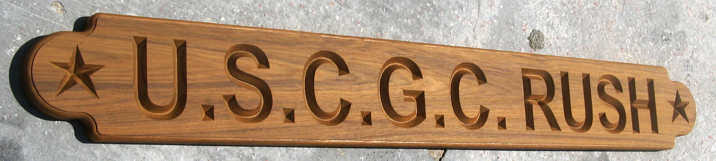 custom name board uscg rush full size