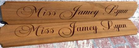 custom name board jamey lynn