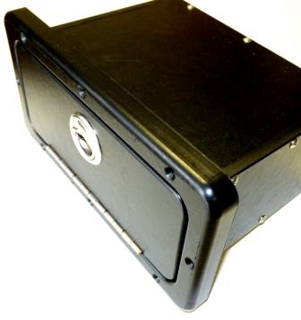 Compact Boat Glove Box -- $199.95 -- Measures 10.50W x 5.50H x 6.50D --  Comes with Gasketed Door and SS non-locking Latch Included.